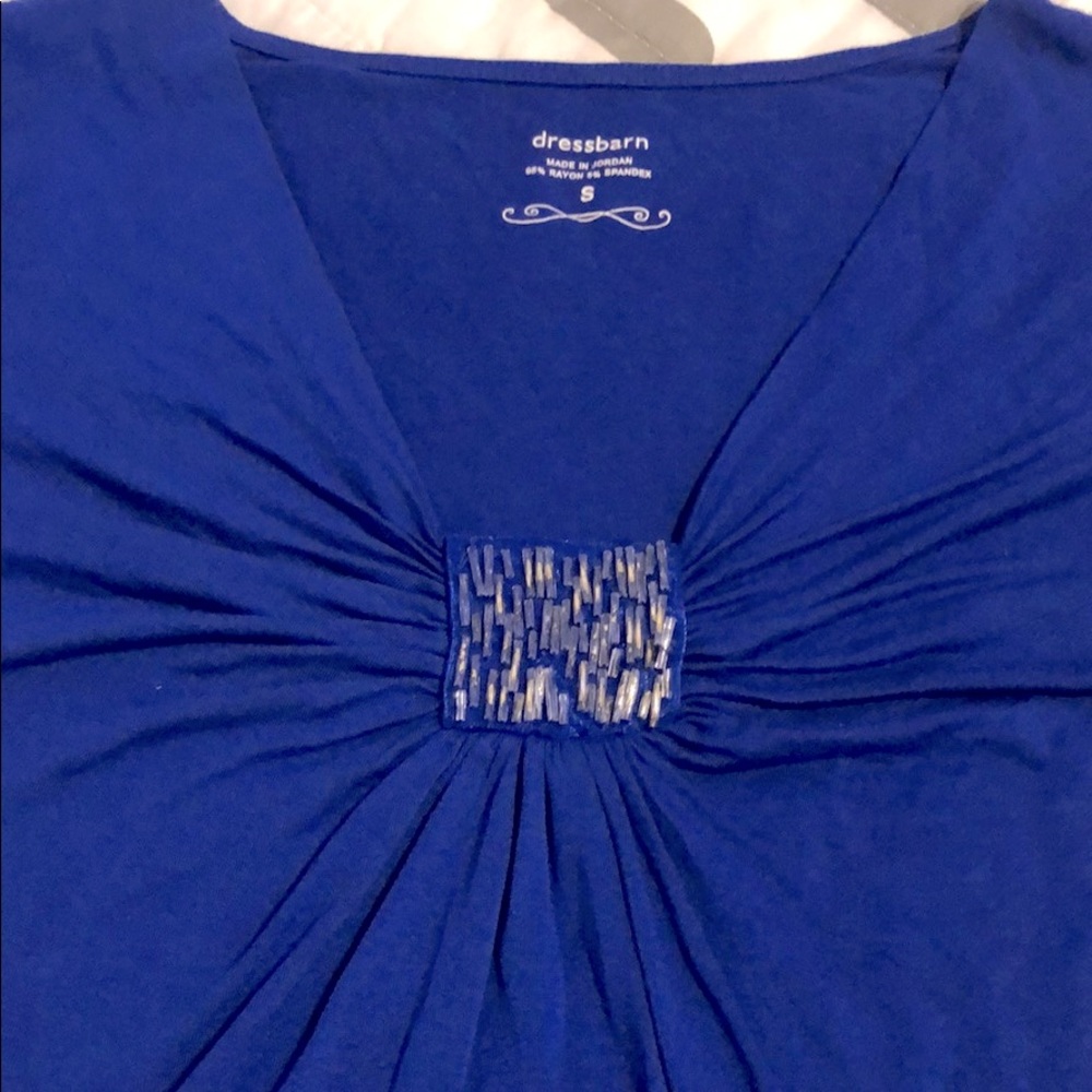 Royal blue top